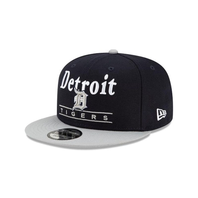 Detroit Tigers Gorra | New Era MLB Two Tone Retro 9fifty Snapback Cap Mexico - Azules